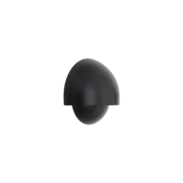 LED Außenwandlampe Schwarz Aluminium IP54 3000 K 18 cm