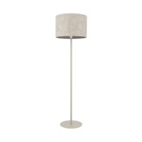 Stehlampe Stoff Seidengrau E27 H:163 cm blendarm