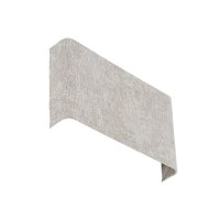 Up Down Wandlampe Seidengrau Stoff G9 B:25 cm blendarm