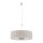Hängelampe Seidengrau Stoff E27 rund Ø65 cm Modern