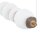 LED Pendelleuchte Keramik Glas Braun 3000 K L:71 cm