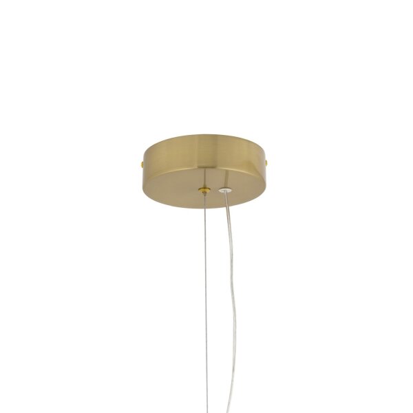 LED Pendelleuchte Keramik Glas Braun 3000 K L:17 cm