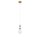LED Pendelleuchte Keramik Glas Braun 3000 K L:17 cm