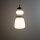LED Pendelleuchte Keramik Glas Braun 3000 K L:17 cm
