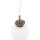 LED Pendelleuchte Keramik Glas Braun 3000 K L:17 cm