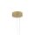 LED Pendelleuchte Keramik Glas Braun 3000 K L:17 cm
