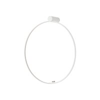 LED Deckenleuchte Stahl Weiß 3000 K rund B:60 cm