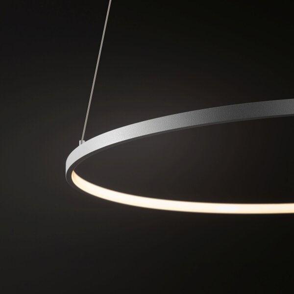 LED Pendelleuchte Weiß 3000 K rund L:60 cm Modern