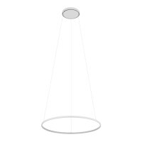 LED Pendelleuchte Wei&szlig; 3000 K rund L:60 cm Modern
