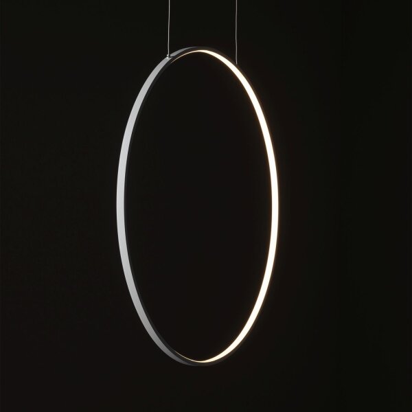 LED Hängeleuchte Stahl Weiß 3000 K rund L:60 cm