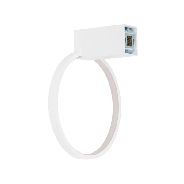 LED Wandlampe Aluminium Weiß 3000 K rund B:18 cm