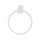 LED Wandlampe Aluminium Weiß 3000 K rund B:18 cm