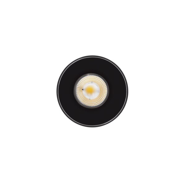 LED Aufbaustrahler Schwarz 4000 K B:13 cm rund Modern