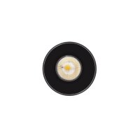 LED Aufbauspot Schwarz 3000 K B:13 cm rund Modern