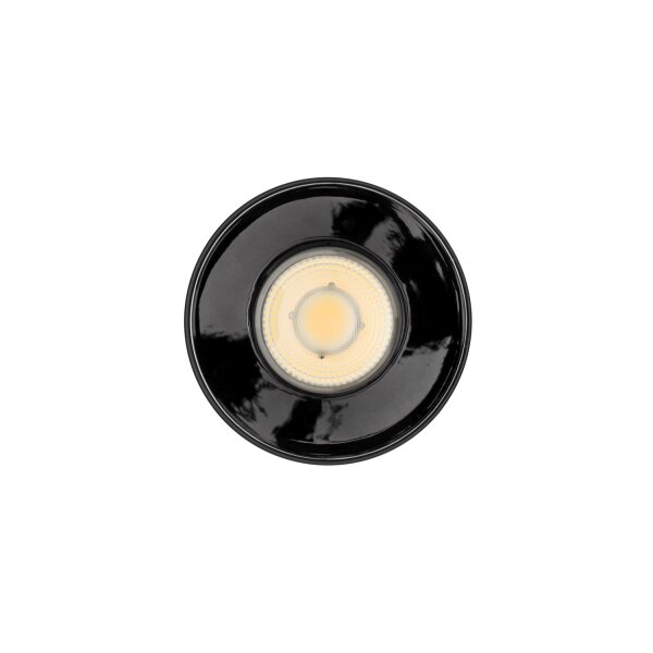 LED Aufbaustrahler Schwarz 3000 K B:13 cm Modern rund