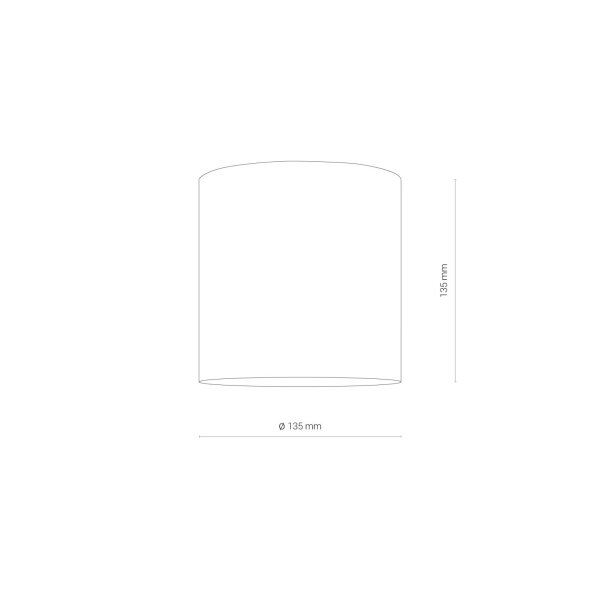 LED Aufbaustrahler Schwarz 3000 K B:13 cm Modern rund