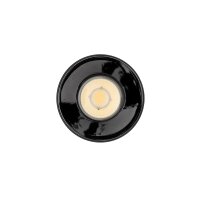 LED Aufbaustrahler Schwarz 3000 K B:13 cm Modern rund