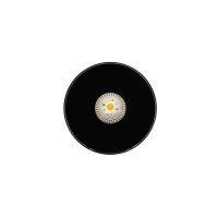 LED Aufbauspot Zink Schwarz 4000 K B:19 cm rund Modern