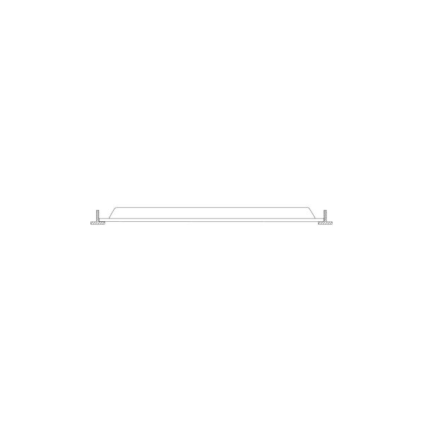 LED Deckenlampe Weiß 3000 K B:59 cm blendarm Modern