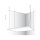 LED Deckenlampe Weiß 3000 K B:59 cm blendarm Modern