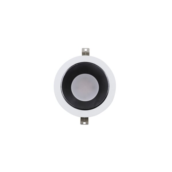 LED Einbauspot Weiß Chrom 4000 K B:12 cm akzentuiert