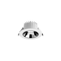 LED Einbaustrahler Weiß Chrom 3000 K rund B:12 cm