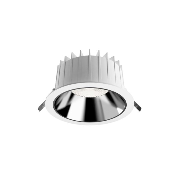 LED Einbaustrahler Weiß Chrom 4000 K rund B:22 cm