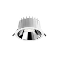 LED Einbaustrahler Weiß Chrom 4000 K rund B:22 cm
