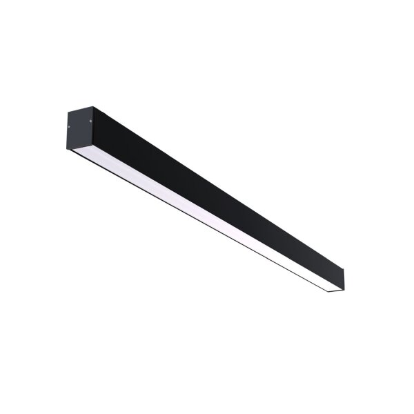 LED Deckenlampe Aluminium Schwarz 3000 K L:121 cm