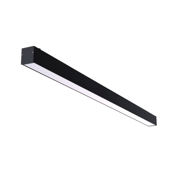 LED Deckenlampe Aluminium Schwarz 3000 K L:151 cm