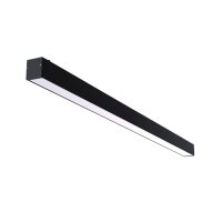 LED Deckenlampe Aluminium Schwarz 3000 K L:151 cm