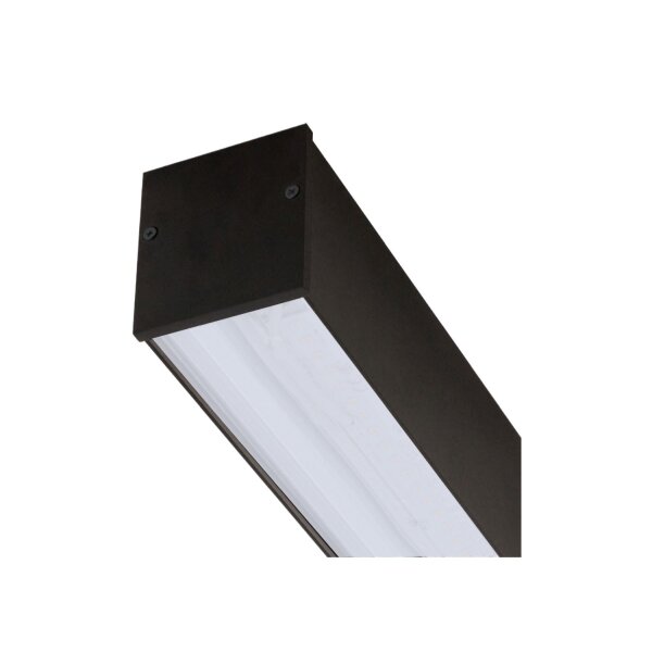 LED Deckenleuchte Aluminium Schwarz 4000 K L:121 cm