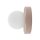 Wandlampe Keramik Grau Glas G9 B:22 cm blendarm Modern
