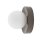 Wandlampe Keramik Braun Glas G9 B:22 cm blendarm Modern