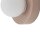 Wandleuchte Keramik Grau Glas Kugel B:16 cm G9 blendarm
