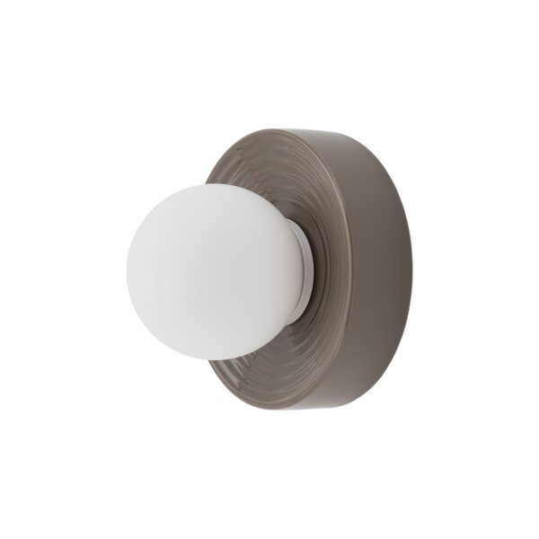 Wandlampe Keramik Braun Glas G9 B:16 cm blendarm