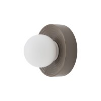 Wandlampe Keramik Braun Glas G9 B:16 cm blendarm