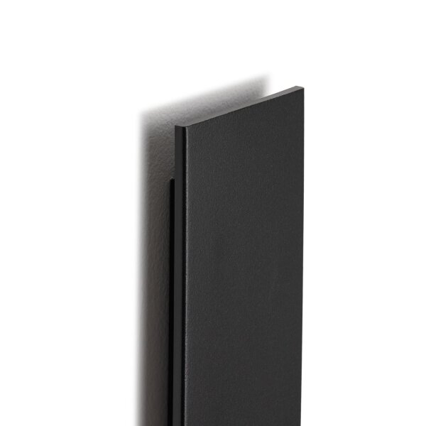 LED Wandlampe Stahl Schwarz 3000 K H:78 cm indirekt