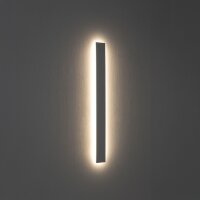 LED Wandleuchte Stahl Weiß 3000 K H:78 cm indirekt