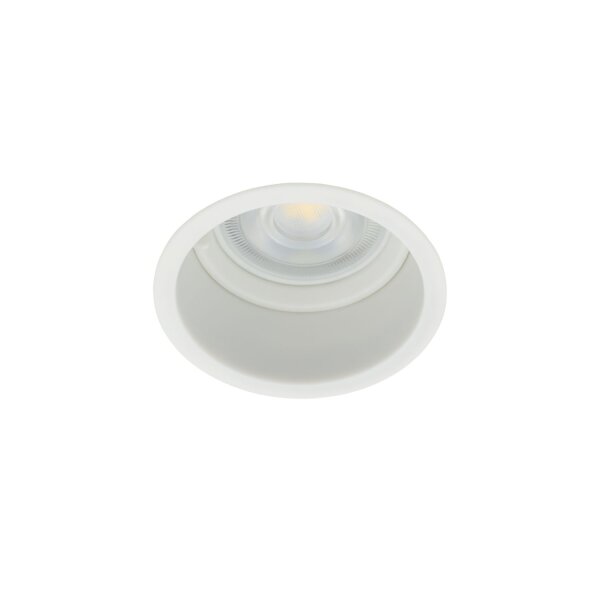 Einbauleuchte Weiß Modern GU10 B:7 cm rund wohnlich