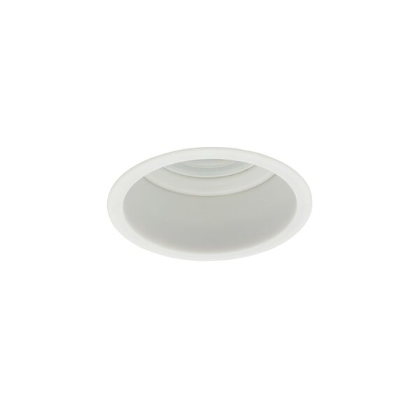 Einbauleuchte Weiß Modern GU10 B:7 cm rund wohnlich