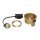Elegante Einbaulampe Gold GU10 B:7 cm rund gemütlich