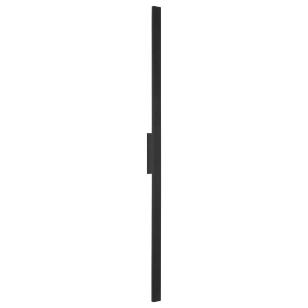 LED Wandleuchte Schwarz IP54 3000 K H:144 cm indirekt