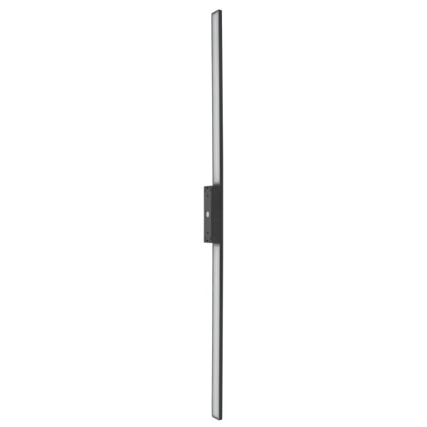 LED Wandleuchte Schwarz IP54 3000 K H:144 cm indirekt