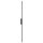LED Wandleuchte Schwarz IP54 3000 K H:144 cm indirekt