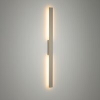 LED Außenwandlampe Beige Alu IP54 3000 K H:100 cm