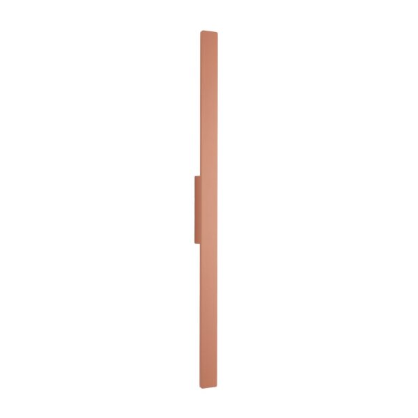 LED Wandlampe Außen Terrakotta Alu IP54 3000 K H:100 cm