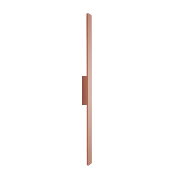 LED Wandlampe Außen Terrakotta Alu IP54 3000 K H:100 cm