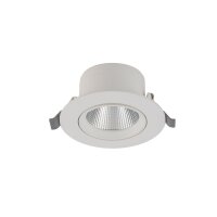 LED Einbauspot Weiß Silber 4000 K 11 cm rund...