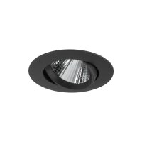 LED Einbauspot Schwarz Silber 4000 K 11 cm schwenkbar
